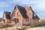 Neubau: Hausteil Süd-West direkt an den Wiesen in Keitum - BILD