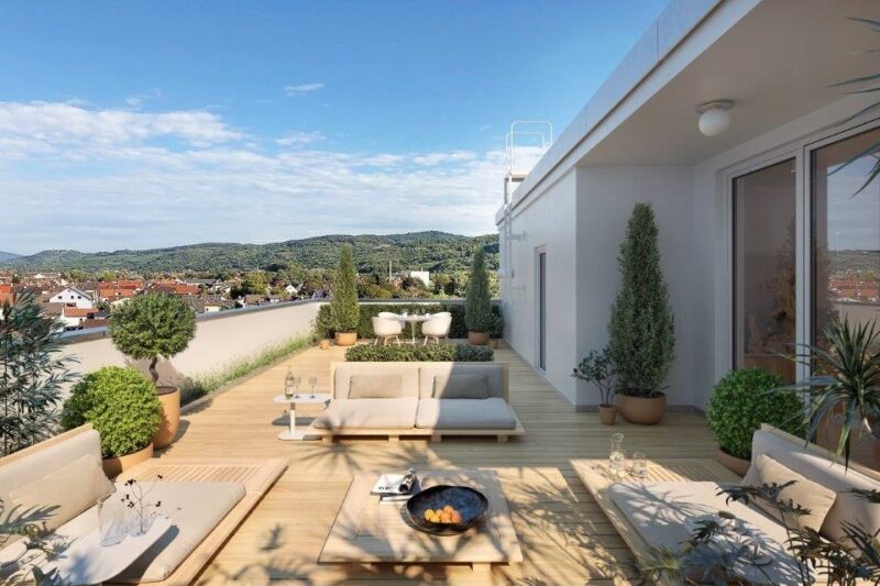 ***Reserviert*** Schöne Penthousewohnung über den Dächern von Hemsbach (courtagefrei) 69502 Hemsbach, Penthousewohnung