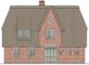 Neubau eines luxuriösen Einzelhauses unter Reet direkt am Strandübergang in Wenningstedt(Ferienw.) - Nordansicht